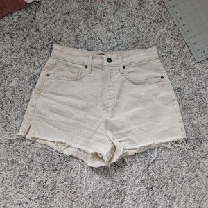 Veronica Beard Timmi High Rise Denim Shorts Size 28
